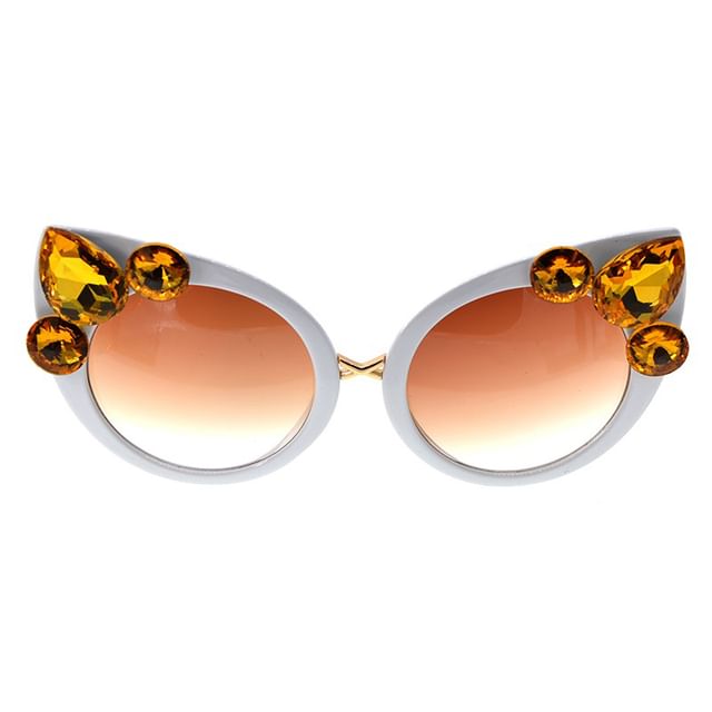 Eye Cat Sunglasses Rhinestone