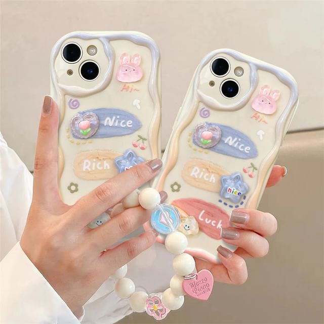 Case Phone Set Cartoon / 3D Strap