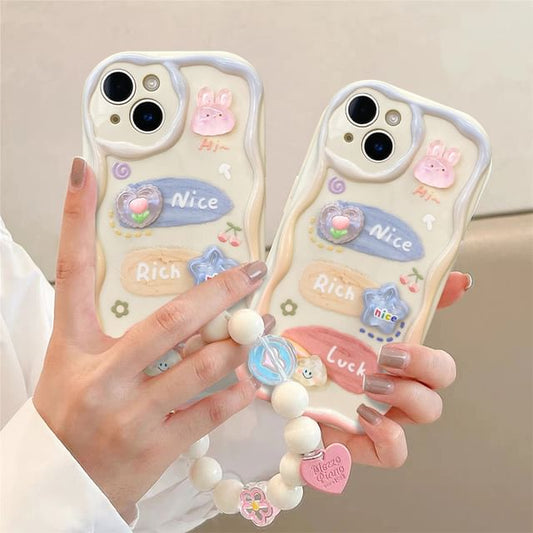 Case Phone Set Cartoon / 3D Strap