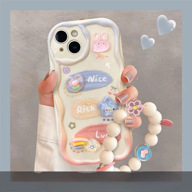 Case Phone Set Cartoon / 3D Strap