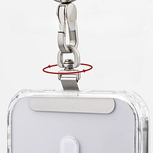 Rotatable / Stainless Steel Phone Lanyard Pad (Various Designs)