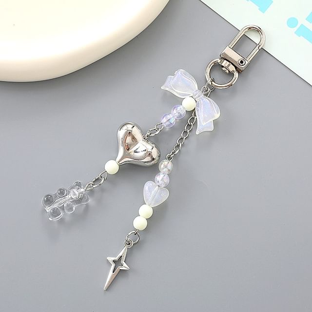 Bear Heart Charm Bow Phone