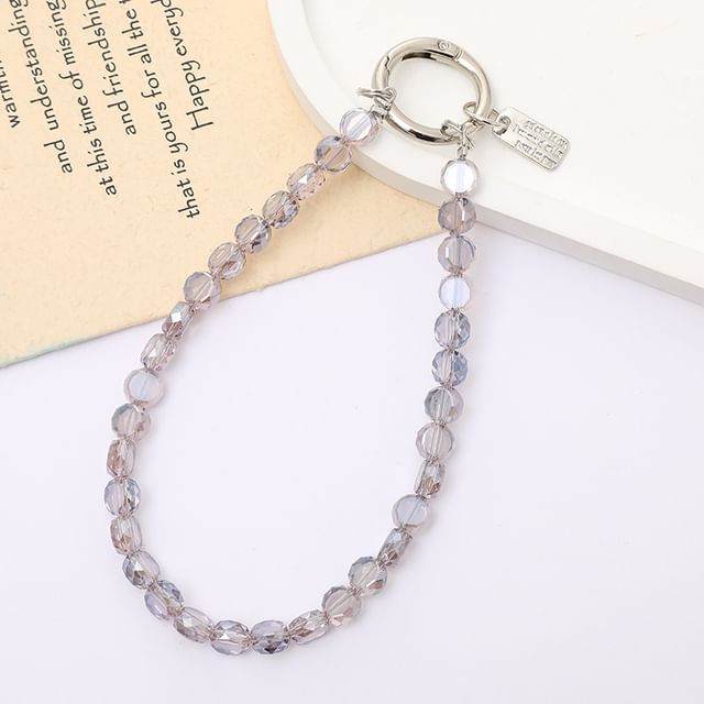 Faux Crystal Bead Phone Strap