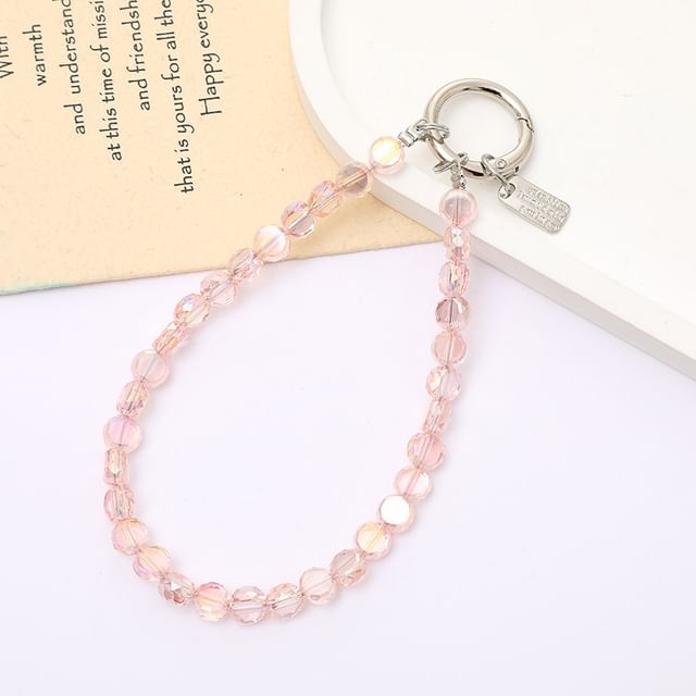 Faux Crystal Bead Phone Strap