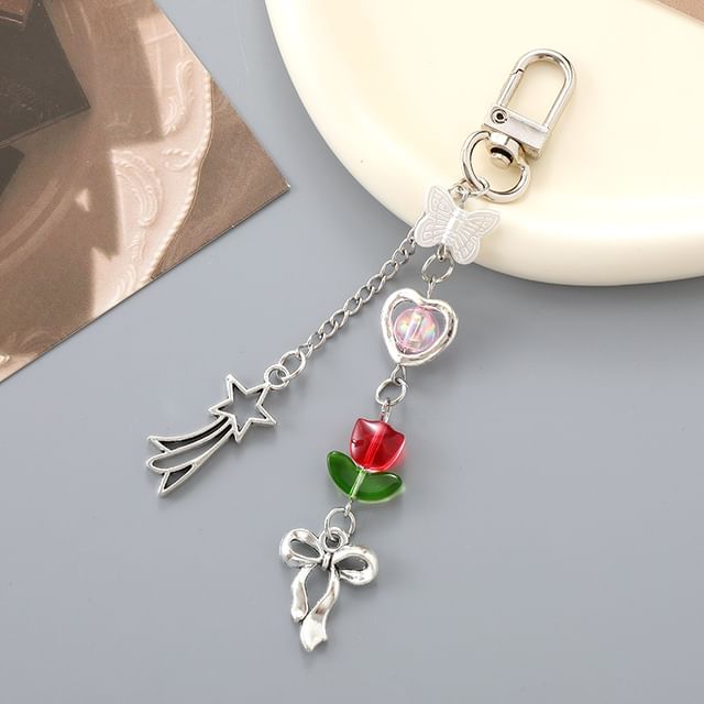 Star Shooting Phone Charm Tulip