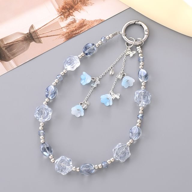 Floral Phone Strap Bead