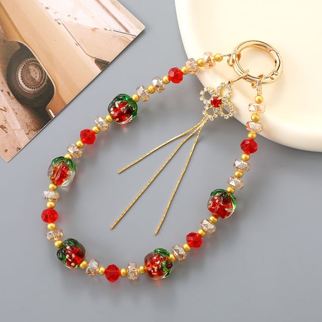 Fruit Clover Bead Phone Strap