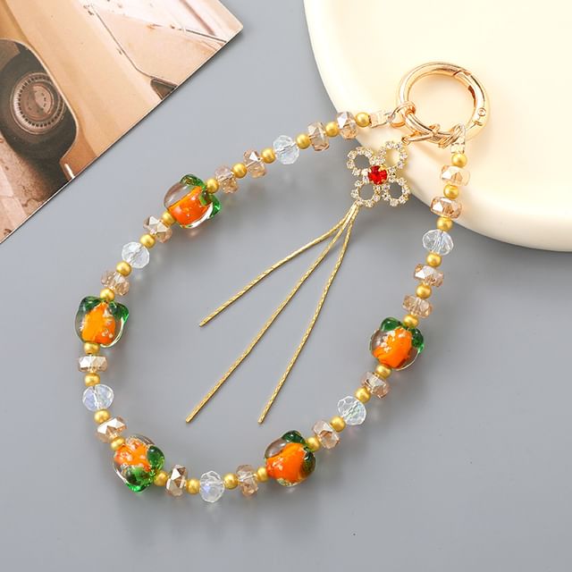 Fruit Clover Bead Phone Strap