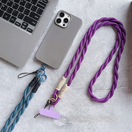 Helical Phone Pad Strap with Lanyard