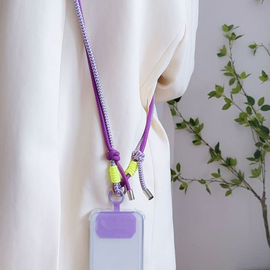 Pad Phone Two-Tone Lanyard with