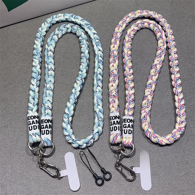 Strap Phone Pad with Lanyard Braided and