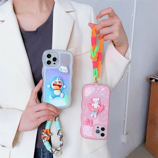 Lanyard with Two-Tone Phone and Pad Strap