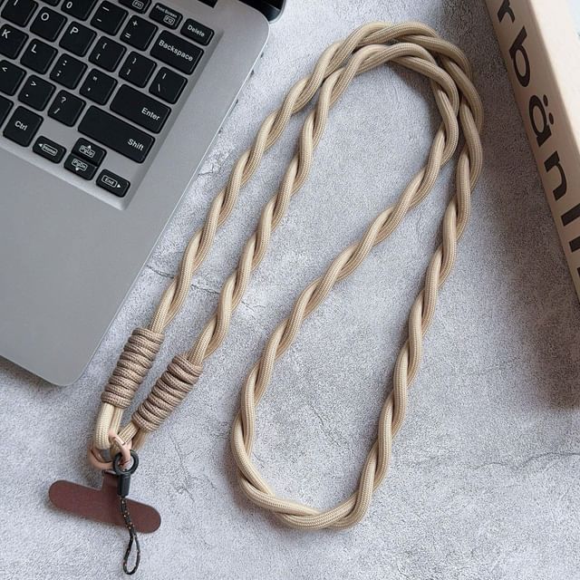 Helical Phone Pad Strap with Lanyard