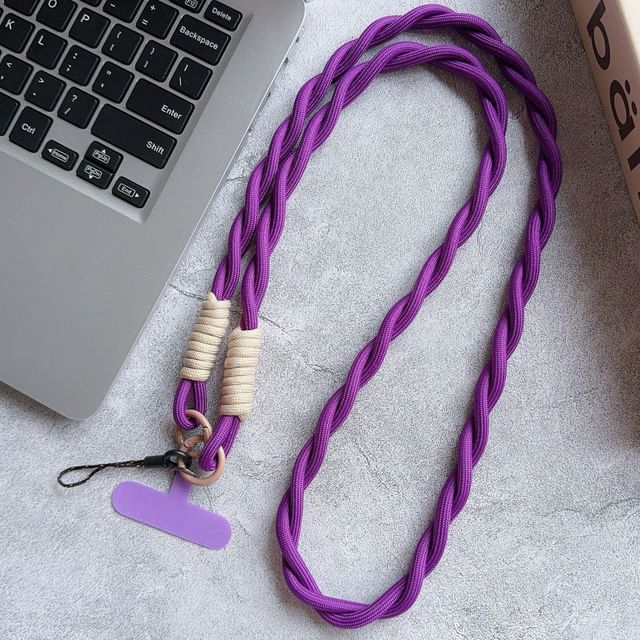 Helical Phone Pad Strap with Lanyard