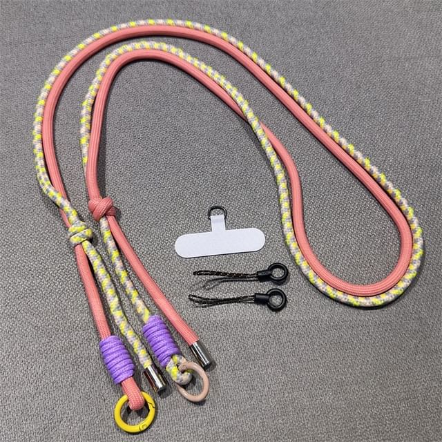 Pad Phone Two-Tone Lanyard with