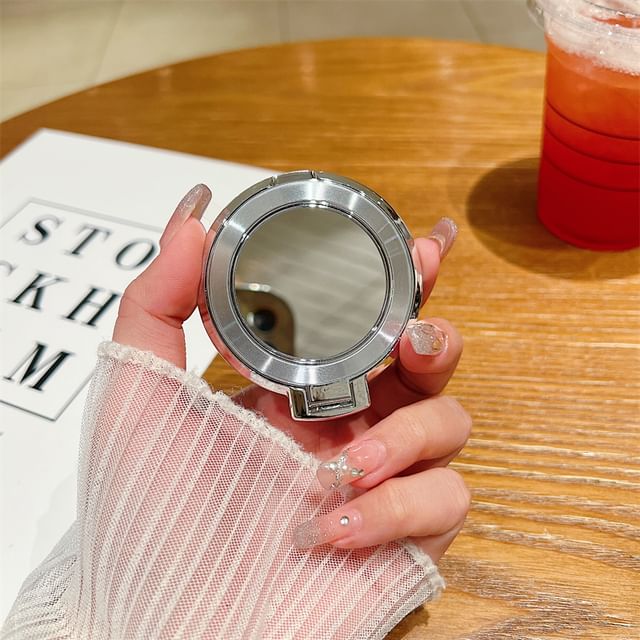 with Magnetic Phone Stand Mirror Alloy