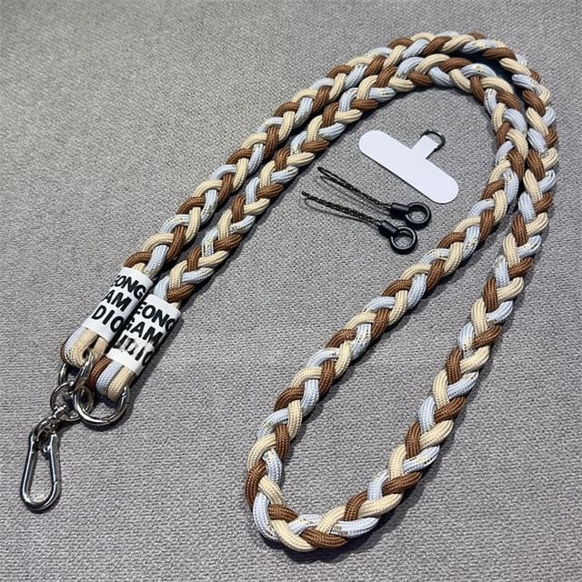 Strap Phone Pad with Lanyard Braided and