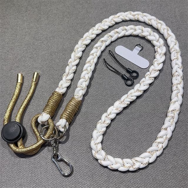 Braided Lanyard with and Pad Phone Strap