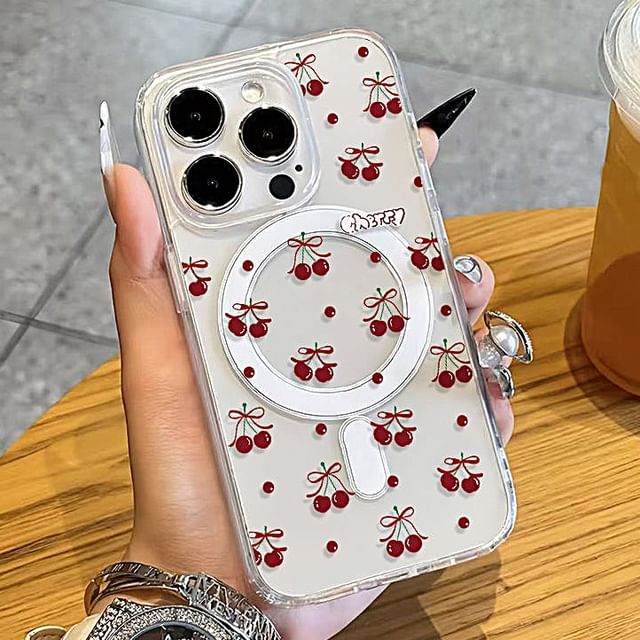 Case Print Cherry Phone