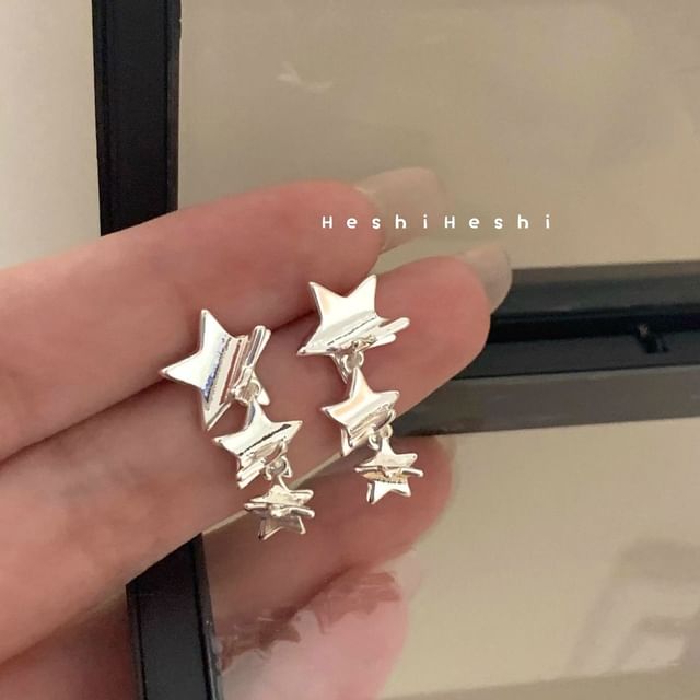 Dangle Cuff / Earring Alloy Star Ear