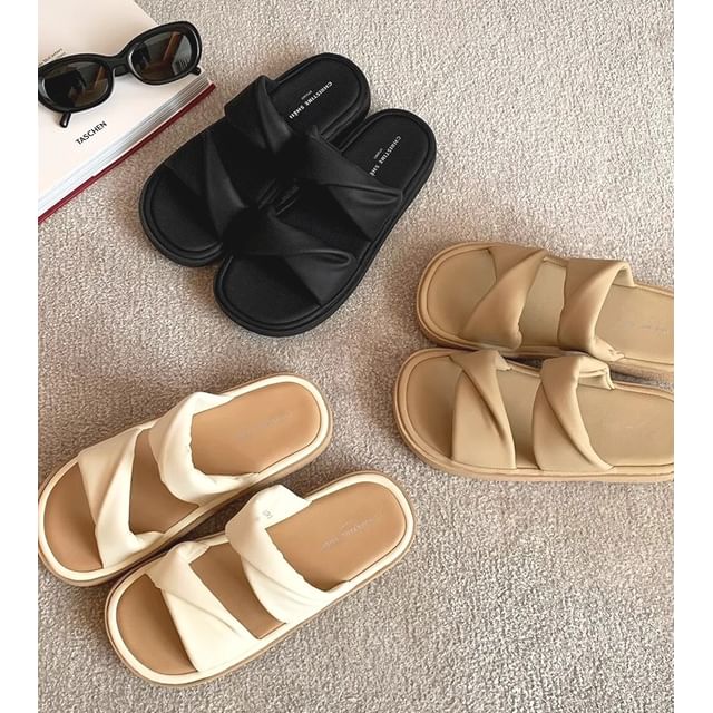 Sandals Slide Double-Strap