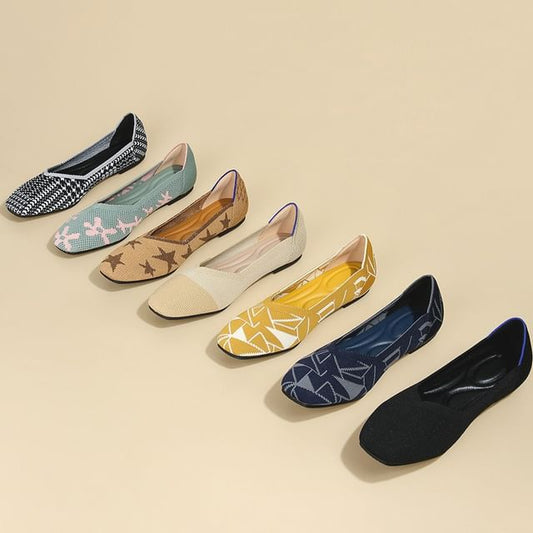 Square Toe Flats
