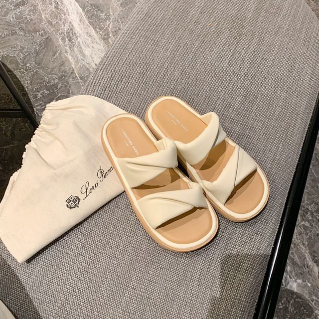 Sandals Slide Double-Strap