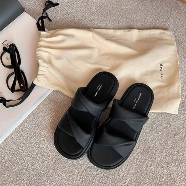 Sandals Slide Double-Strap