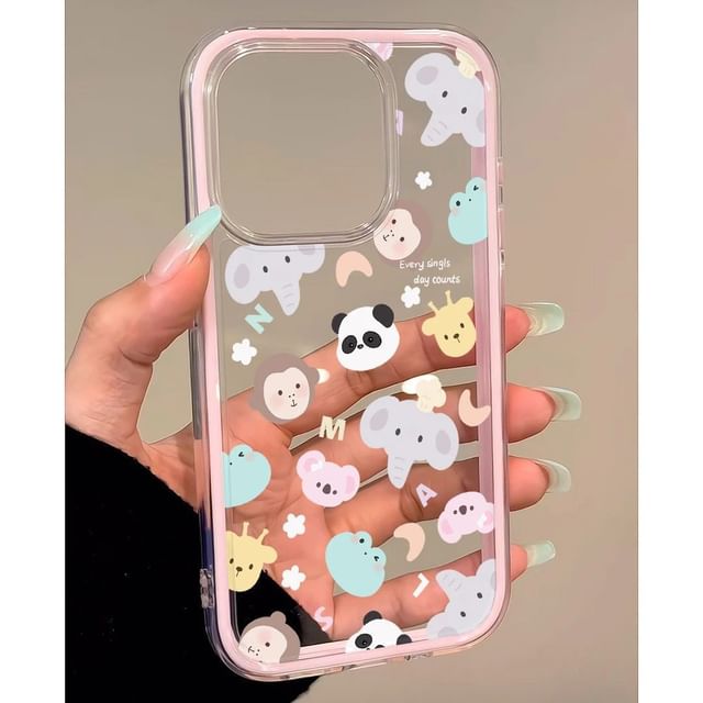 Phone Case Transparent Animal