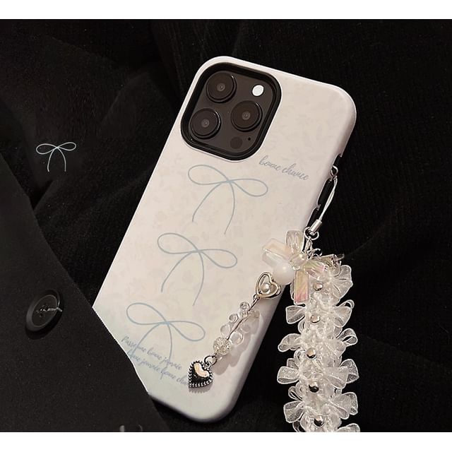 Set Lace Charm Case / Bow Phone