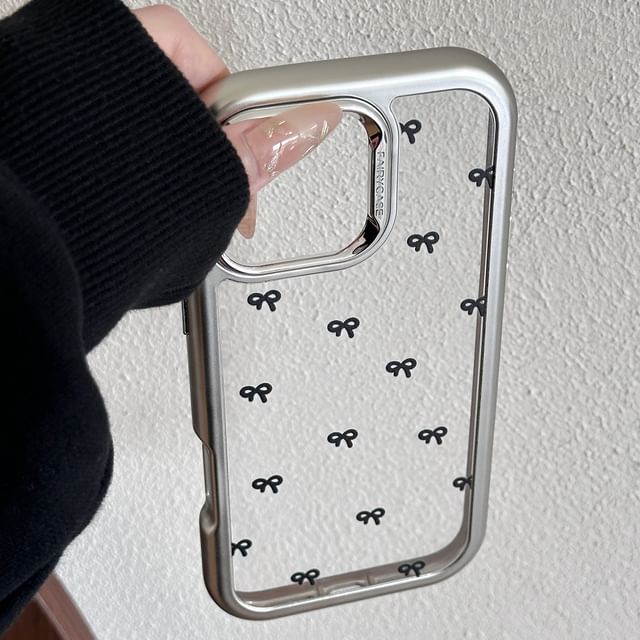 / Phone Case Polka Dot Bow