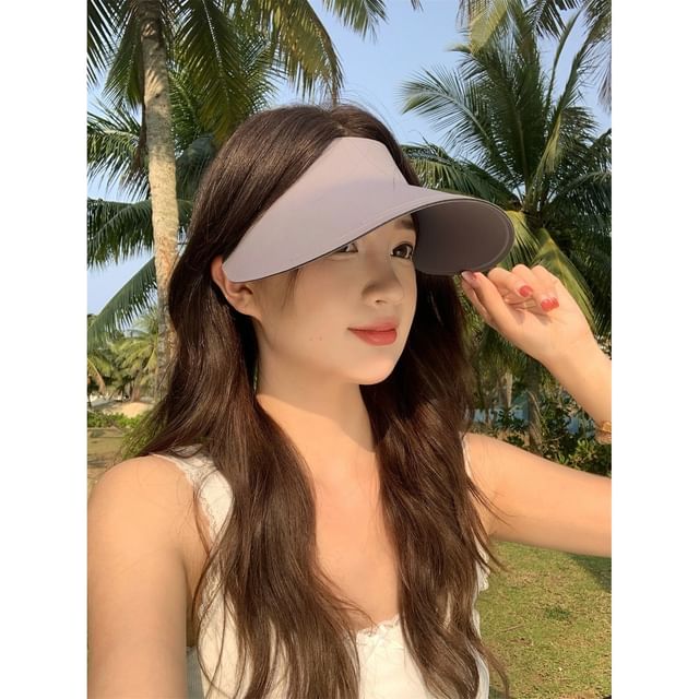 Wide Plain Visor Brim