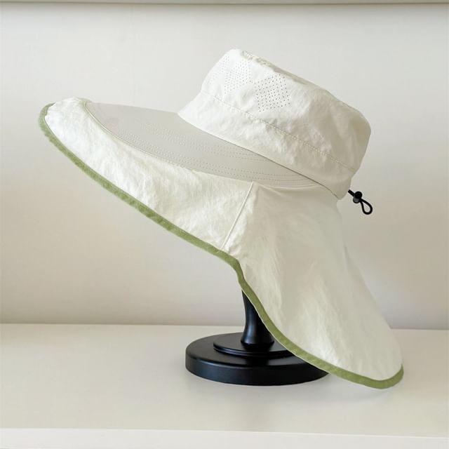 Bucket Trim Contrast Plain Hat Hiking