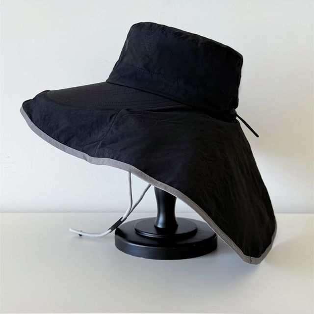 Bucket Trim Contrast Plain Hat Hiking