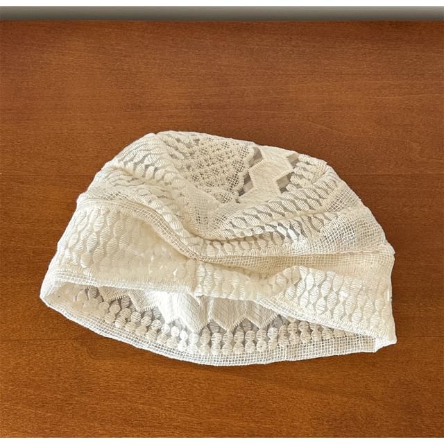 Slouch Lace Beanie