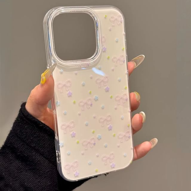 iPhone Print Case Bow