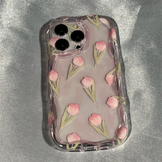 Print Case Stand iPhone / Set Floral