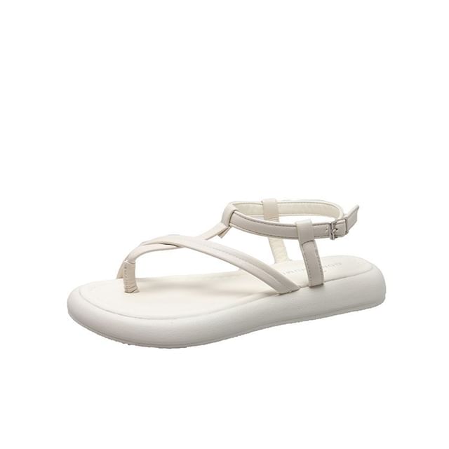 Sandals Leather Platform Faux