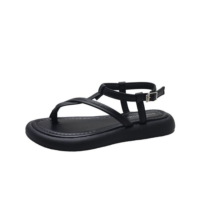 Sandals Leather Platform Faux