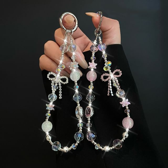 Phone with Pad Bead Lanyard