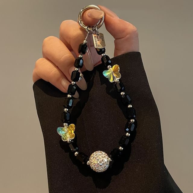 Beaded Butterfly Phone Lanyard