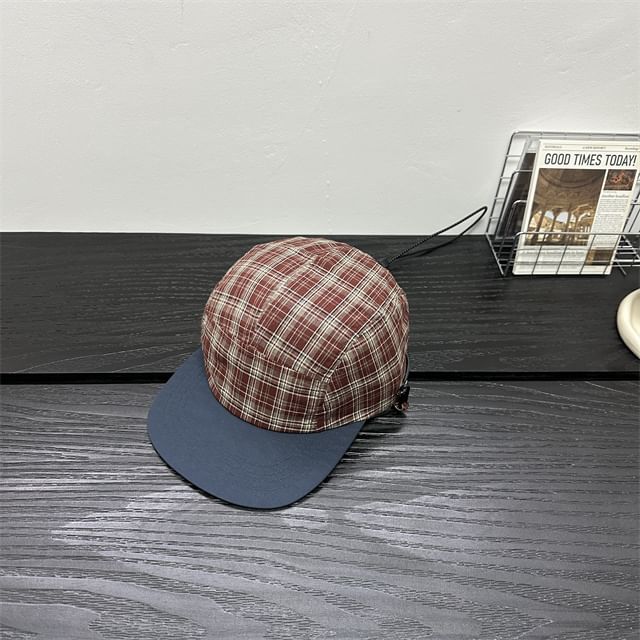 Cap Plaid Baseball