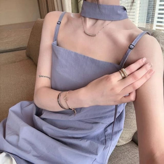 Plain Top Neck Cami Square