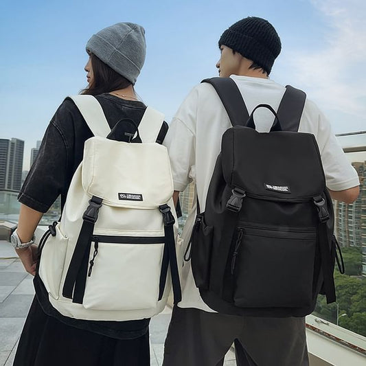 Backpack Flap Lettering Buckled