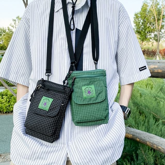 Striped Bag Crossbody Flap