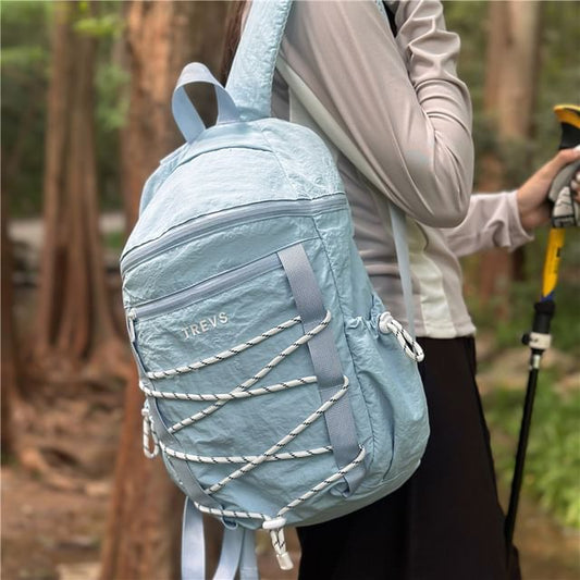 Lettering Backpack Hiking