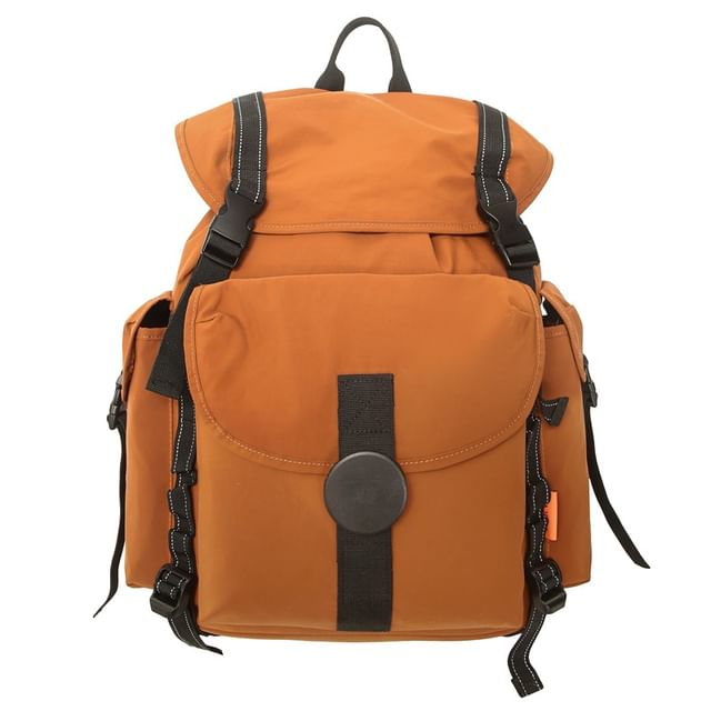 Flap Buckled Backpack