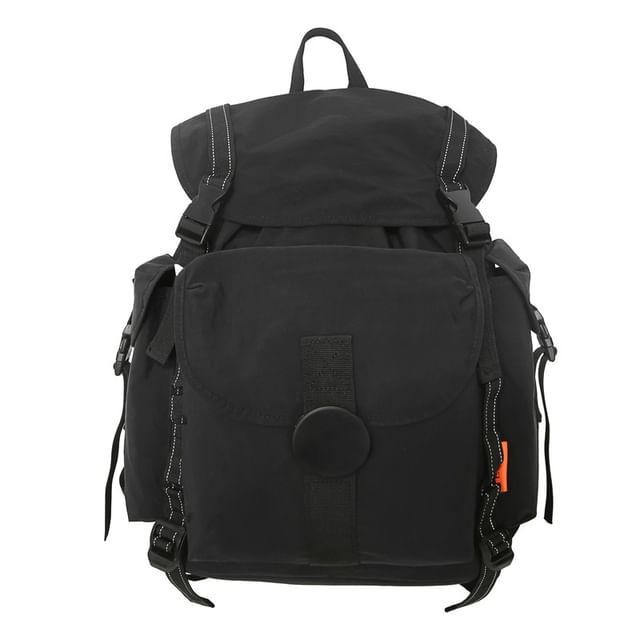 Flap Buckled Backpack