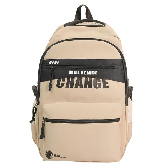 Lettering Tone Backpack Two