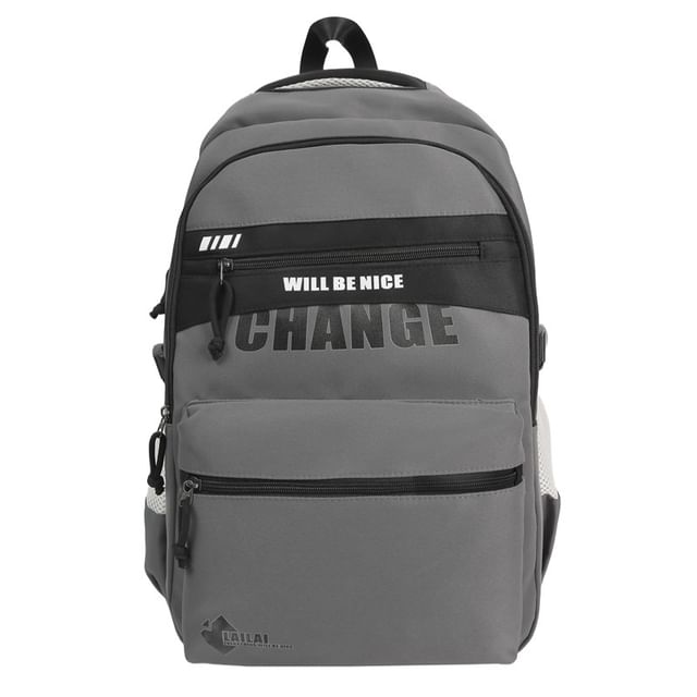 Lettering Tone Backpack Two